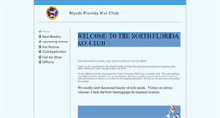 Desktop Screenshot of northfloridakoiclub.com